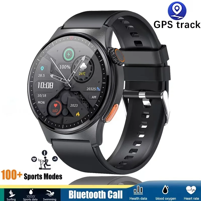 

2023 New ECG+PPG Health SmartWatch IPS Men Blood Sugar Blood Pressure Blood Oxygen Watches Waterproof NFC Smartwatch Thermometer