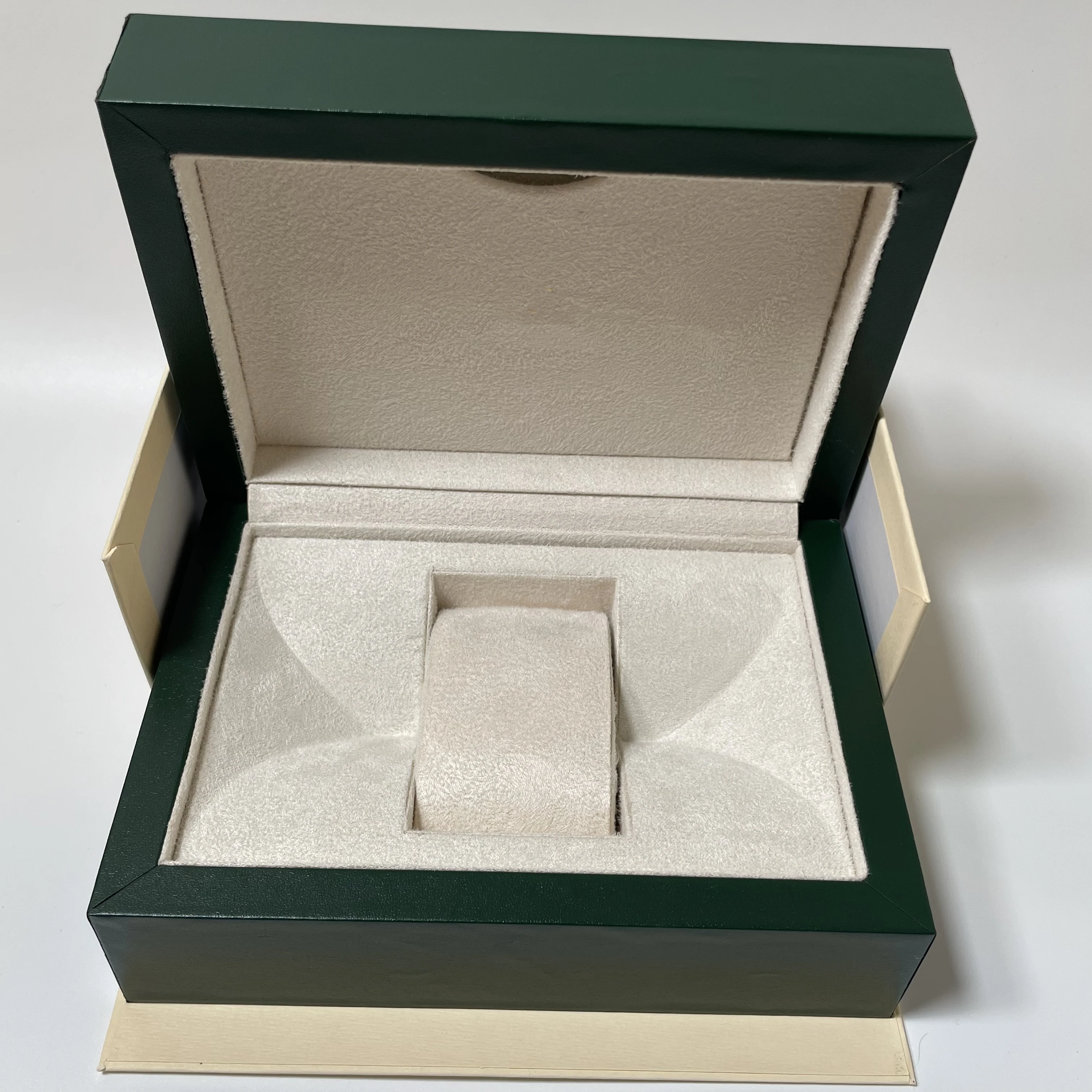 Factory direct substitute original Rolexables green watch box luxury brand with file card can be customized AAA watch box