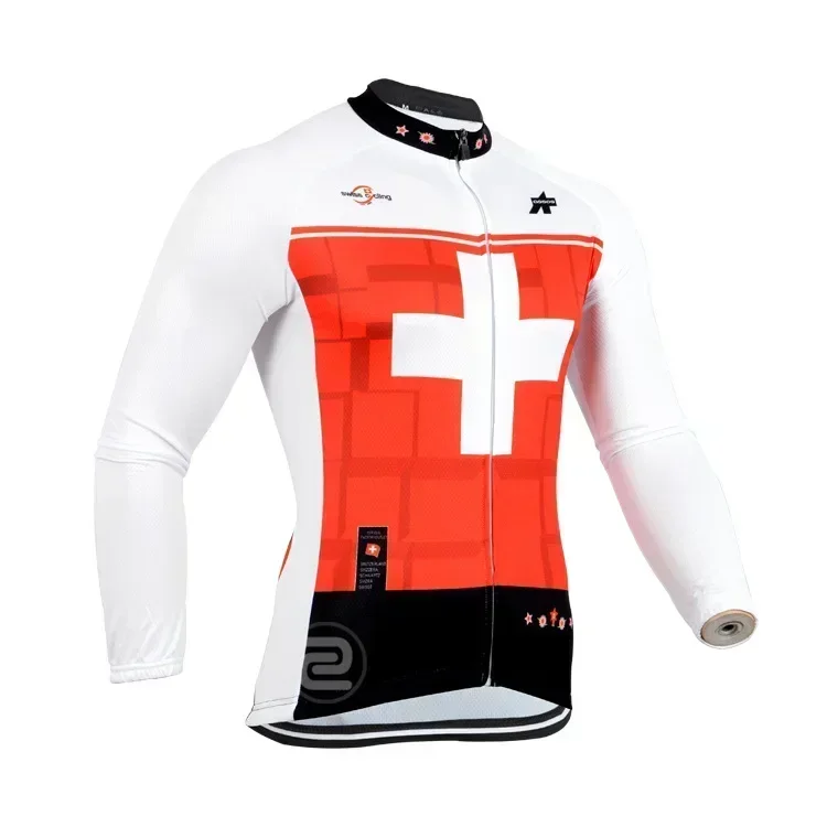 Новый стиль велосипедный трикотаж с длинными рукавами брюки-комбинезон