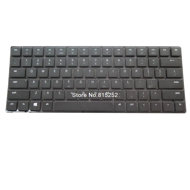 

Laptop Keyboard For RAZER Blade 12527648-00 2B-BBR01R110 NBLBRA United States US Black Without Frame With Backlit