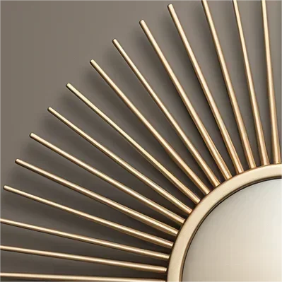 60 см современный большой золотой металлический каркас Настенный декор Новый