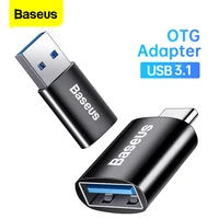 baseus usb 3 1 otg adapter type c to usb adapter cable converters data transfer for macbook samsung huawei usb type c connector