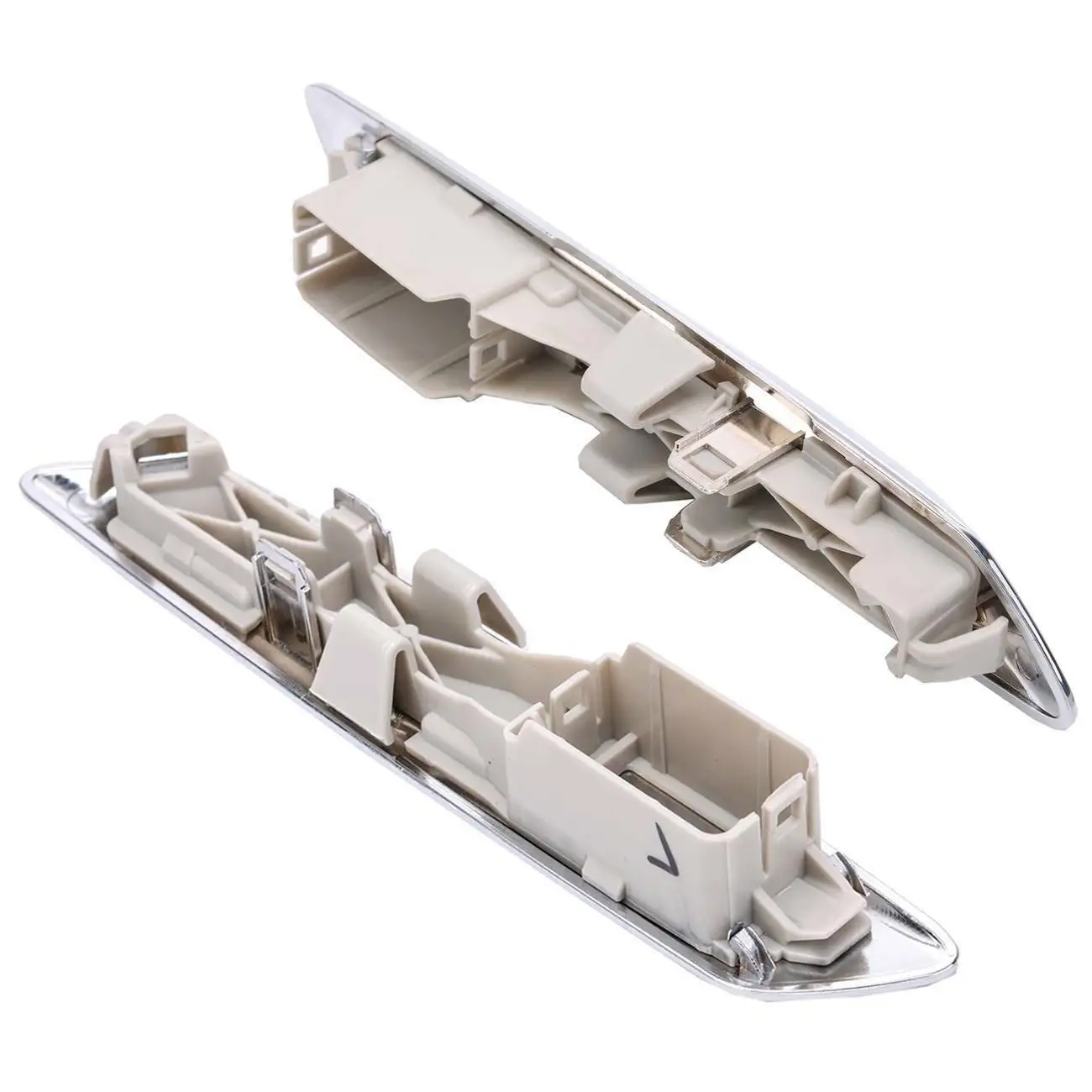 Передняя левая и правая хромированная накладка на крыло автомобиля для BMW F10 F11 528I