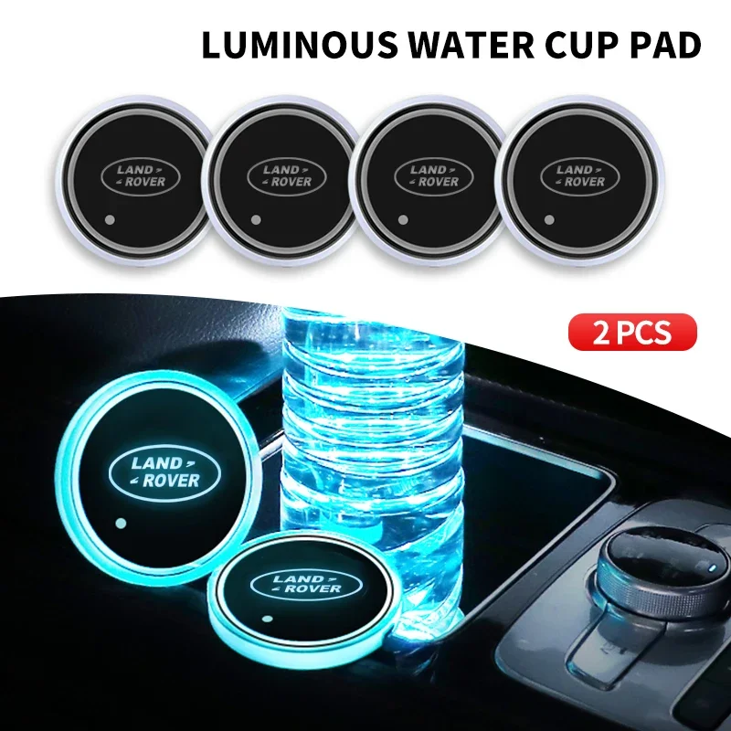 Светодиодные автомобильные фонари с логотипом для чашек светящиеся подставки