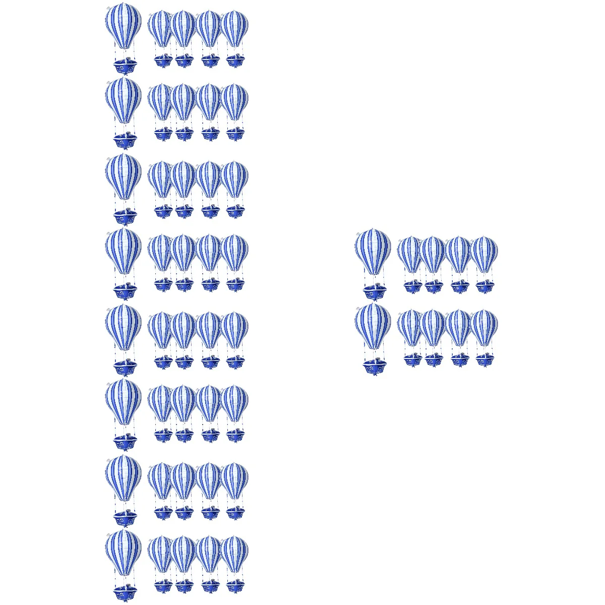 

50 Air Balloon Aluminum Balloon Classroom Decors Kids Birthday Party Balloons