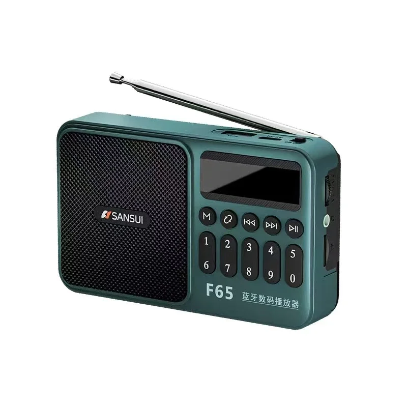 Shanshui F65 Портативное FM-радио MP3 Walkman TFUSB Bluetooth Беспроводной динамик Спорт на открытом воздухе Мини-цифровая машина для заказа песен (art.: 3920cc516ebc6) - 3920cc516ebc6