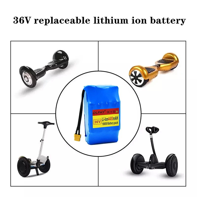 

100% Новый оригинальный литиевый аккумулятор 36 в 4.4 Ач 10s2p 36 В аккумулятор 4400 мАч литий-ионный аккумулятор 42 В 4400 мАч скутер твист автомобильны...