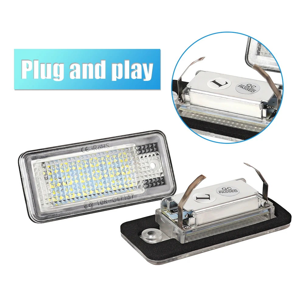 Светодиодные автомобильные лампы для номерного знака автоаксессуары AUDI A3 S3 8P A4 S4