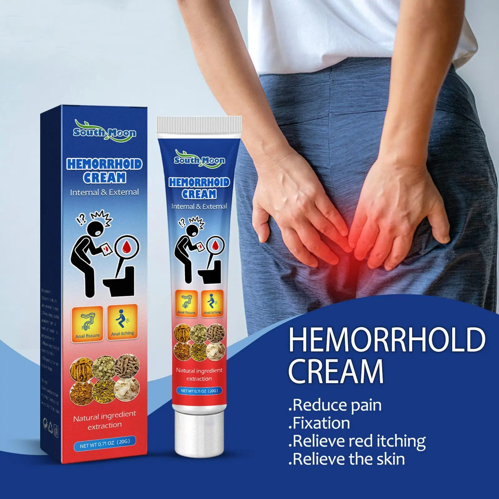 

Лечение внутреннего геморроя, 20 г