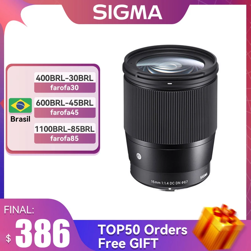 Sigma 16mm f1.4 DC DN Large aperture fixed focus AUTOfocus portrait