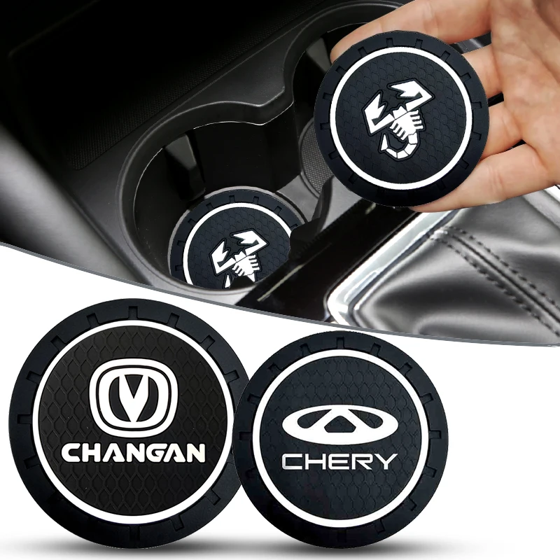 

1pcs Car Water Cup Bottle Holder Pad Non-slip Mat Silica Gel for Dacia Duster Sandero Stepway Dokker Lodgy Logan Accessories