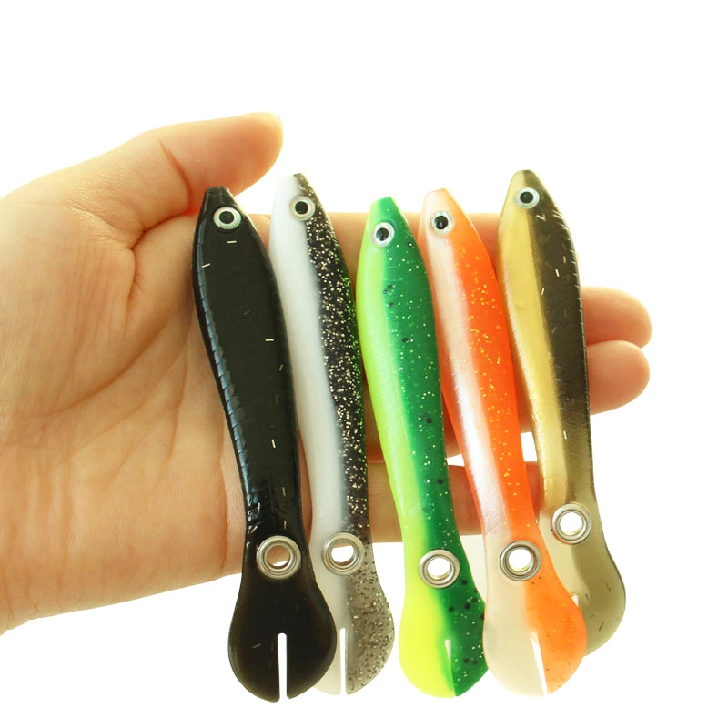 

1 Unit Loach Soft Fishing Lure 100mm 6g Artificial Bait Wobble Tail Lure Bass Swimbait For Saltwater Freshwater