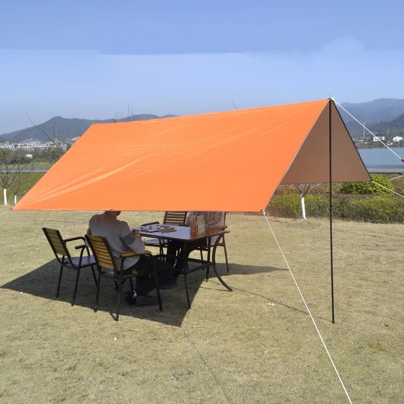 Водонепроницаемая Палатка Для Кемпинга Навес От Солнца С Листом Гамак Дождевик