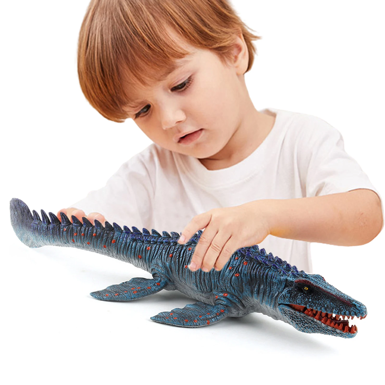 

Simulation Dinosaur Model Dinosaur Figure Model Mosasaurus Toys For Kids And Toddlers Movable Model Ornaments Realistic Animal