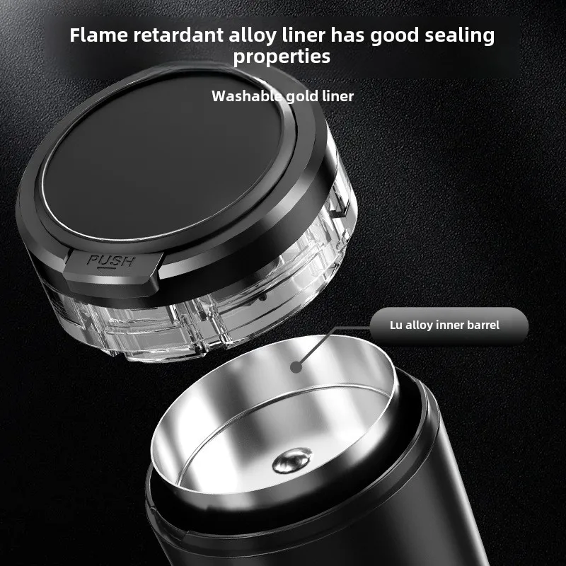 Автомобильная пепельница с креативным прозрачным резервуаром для воды быстрого