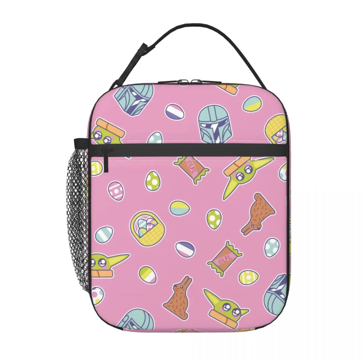 Изолированная сумка для ланча groгус и мандалорианс охлаждающий ланч-контейнер