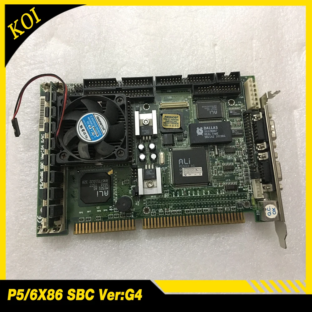 P5/6X86 SBC Ver: G4 ISA полудлинная карта PIA-460-A материнская плата с промышленным контролем