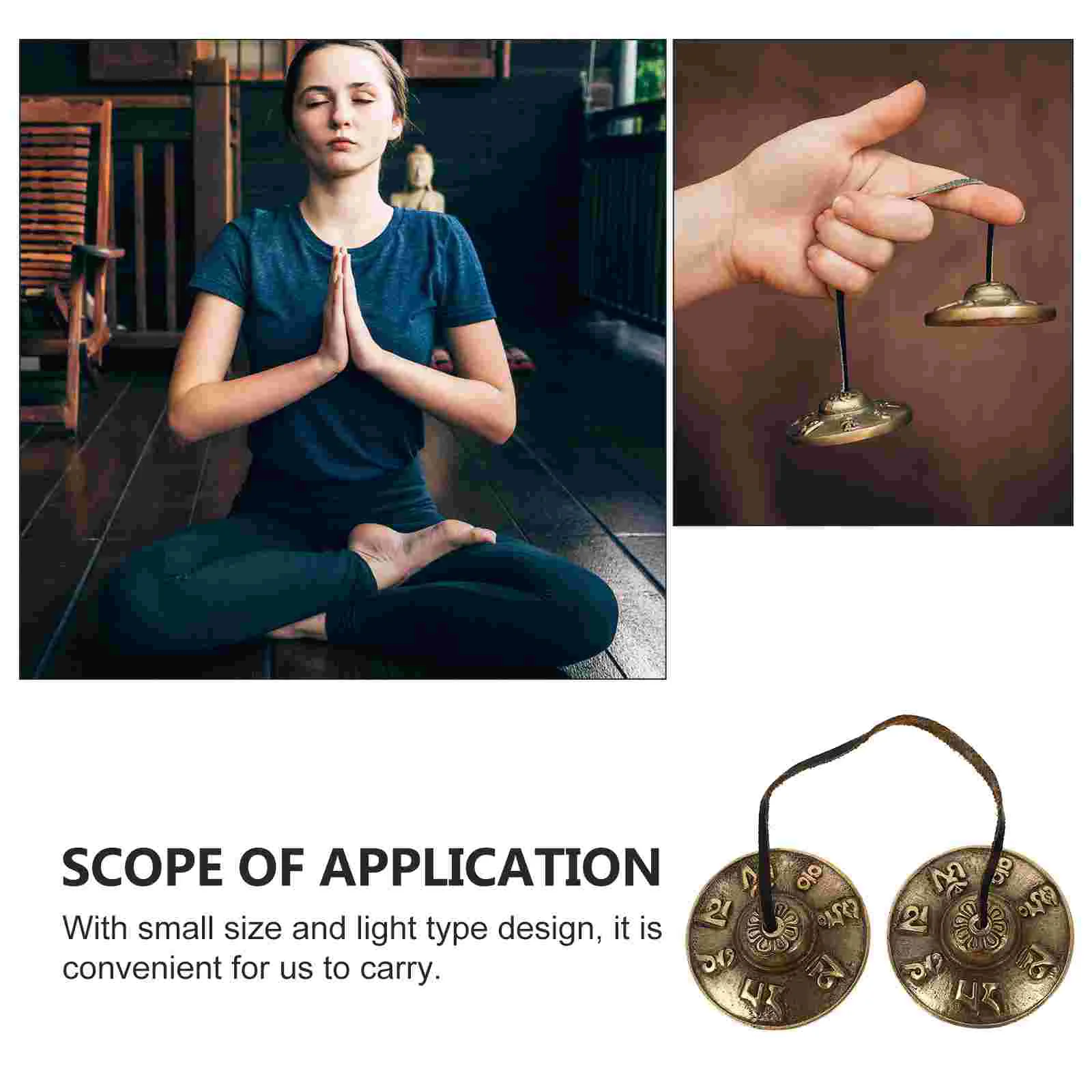 Тибетские тарелки Tingsha кольцо колокольчик религиозный перкуссионный инструмент