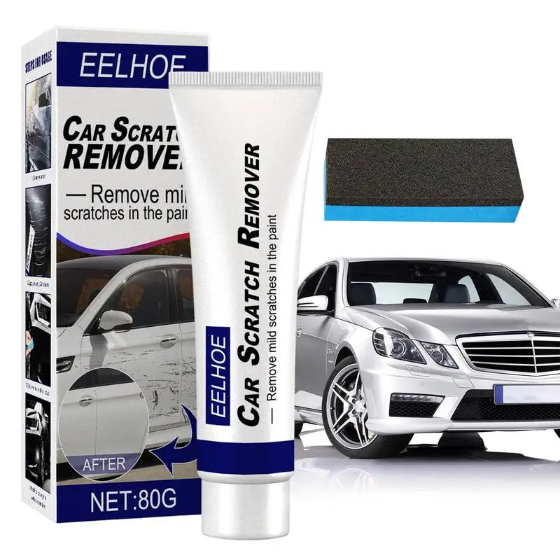 

Scratch Remover 84g Scratch And Swirl Remover Car Scratch Remover That Removes Blemishes Includes Sponge Wipe Car Wax Polish For