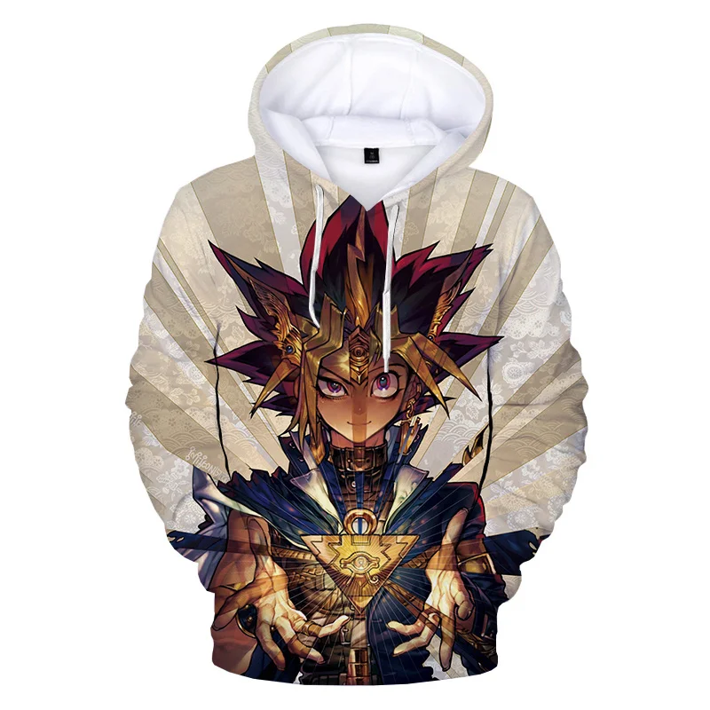 

Anime Yu-Gi-Oh Graphic Hoodie for Men Clothing 3D Manga Duel Monsters Printed New in Hoodies Women Harajuku Fashion y2k Pullover