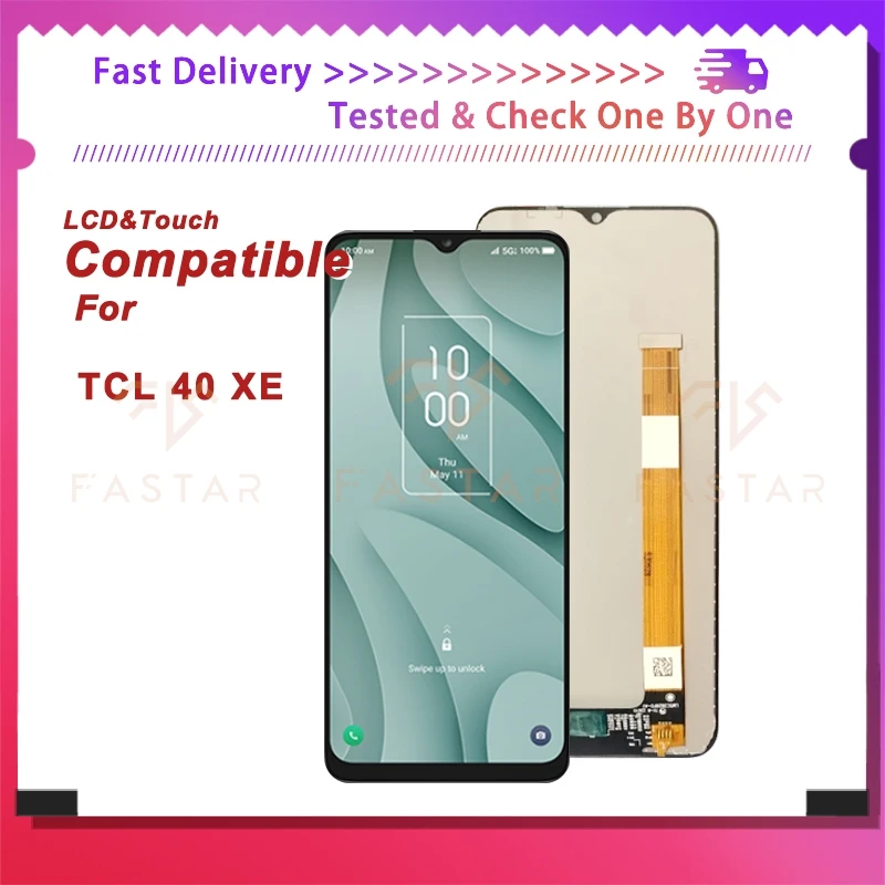 ЖК-дисплей TCL 40XE для 40 XE сменный сенсорный экран с дигитайзером в сборе 6 56 дюйма