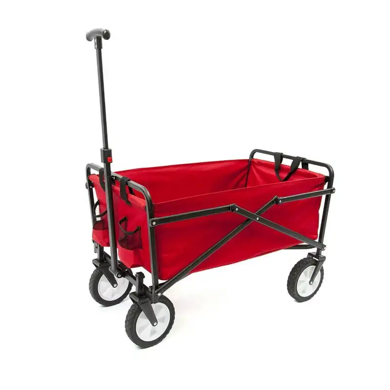 

Heavy Duty Compact Folding 150 Pound Capacity Outdoor Cart, Red (2 Pack)