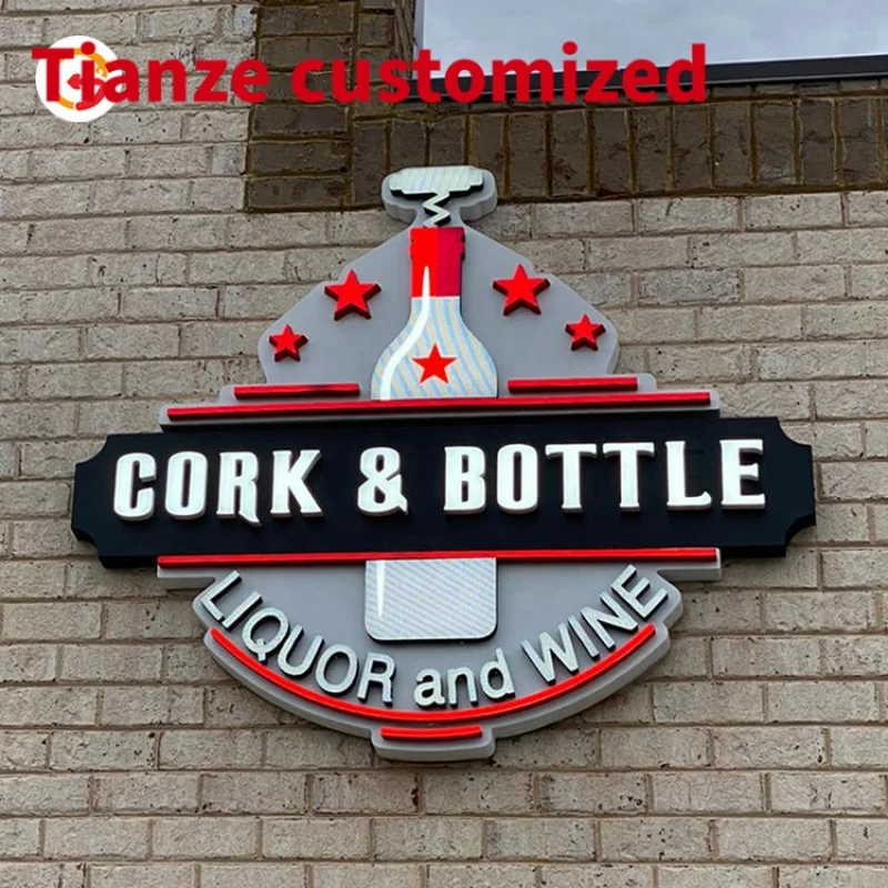 (Под заказ) JAGUARSIGN на заказ ликер Store вывеска кофейни с подсветкой алюминиевая