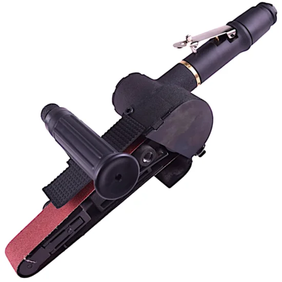 

Пневматический ленточный шлифовальный станок TY76030H 30*530 мм с дополнительной ручкой, профессиональные инструменты для отделки, шлифовальная машина