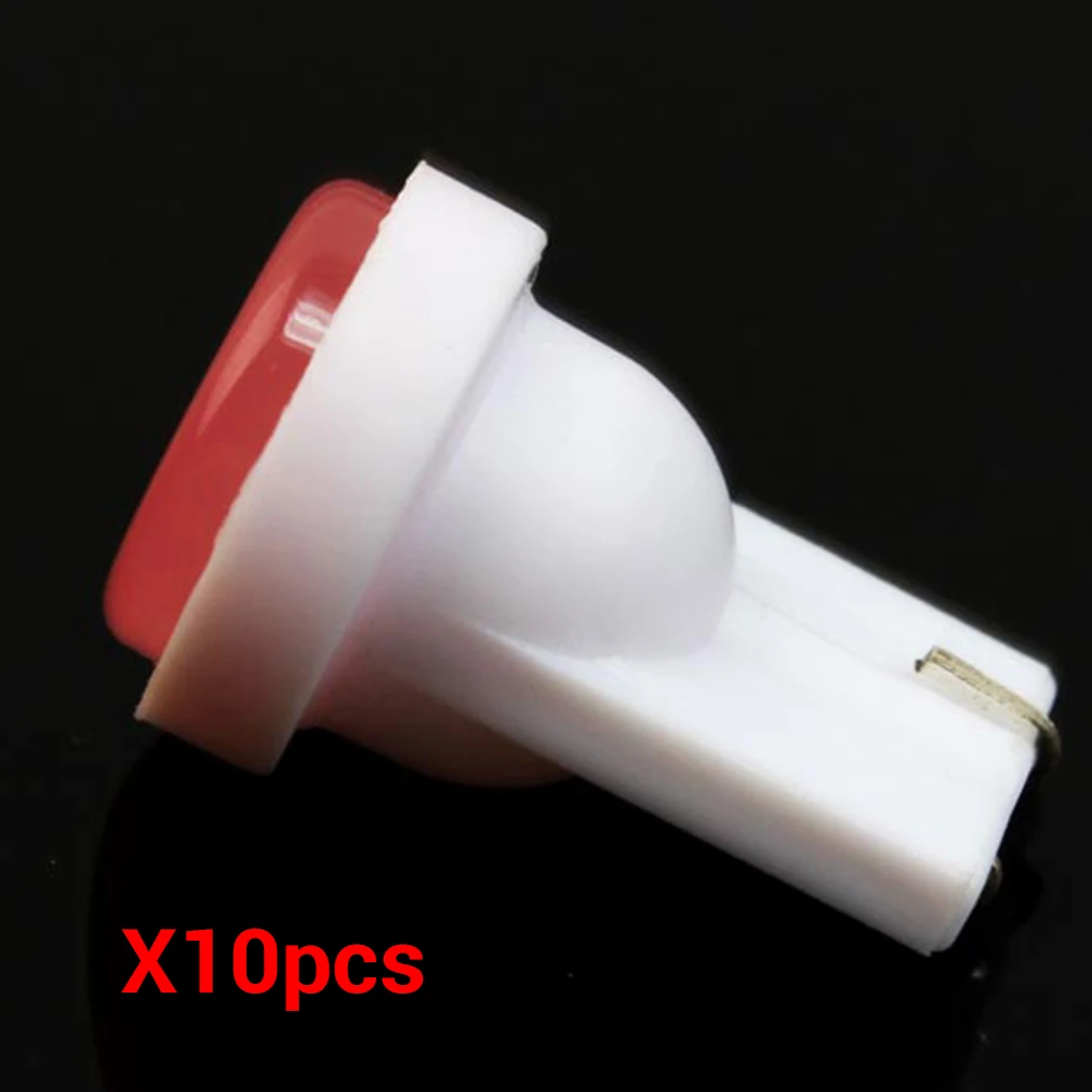 

10 шт., универсальные автомобильные лампы, 5 цветов, 12 В, 1 Вт