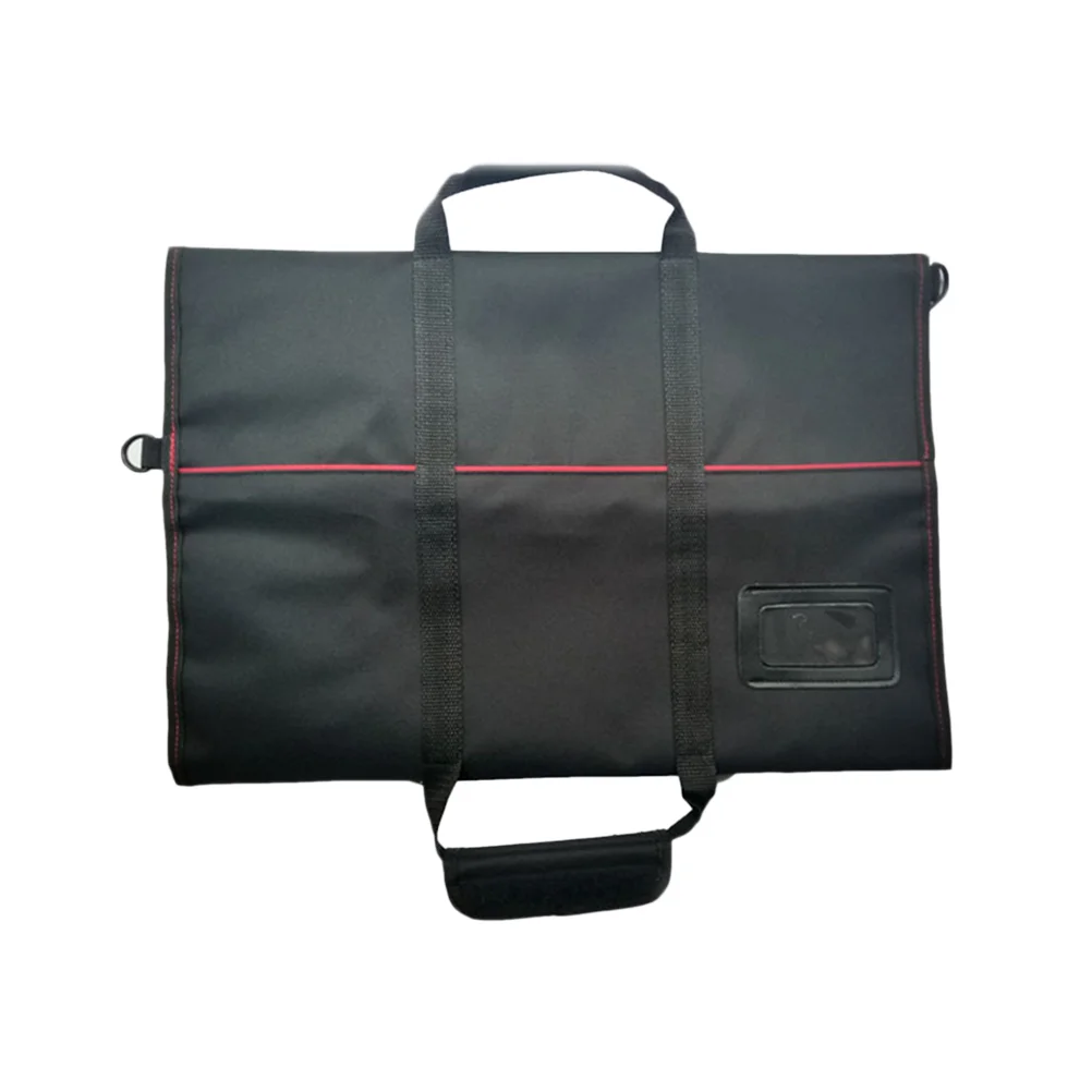 

Professional Chef Case Roll Bag Chef Bag Cutlery Holder Organizer (Black)