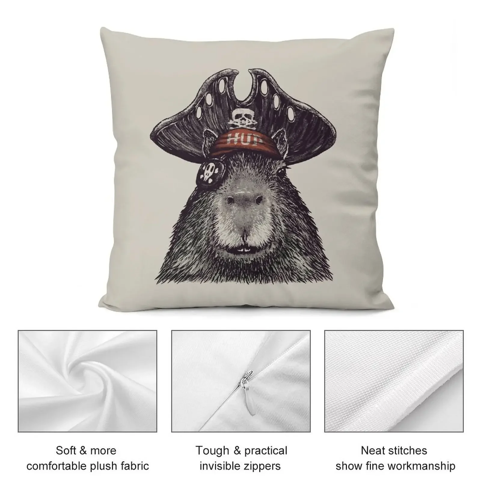 Capyrate - Пиратская капибара Capy Yuzu His Name Gort Pet Mat Бандана Подушка Детская подушка