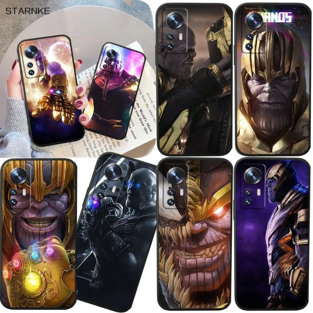 

Avengers Thanos Cool For Xiaomi Mi 12 11 10 11T 10T 9T 9 Note 10 Ultra Pro Lite TPU Soft Silicone Black Phone Case
