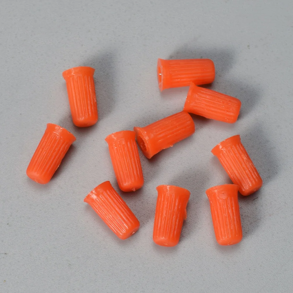 

100pcs Glue Bottle Plugs Glue Bottle Blocking Silicone Eyelash Caps False Eyelash Accessory