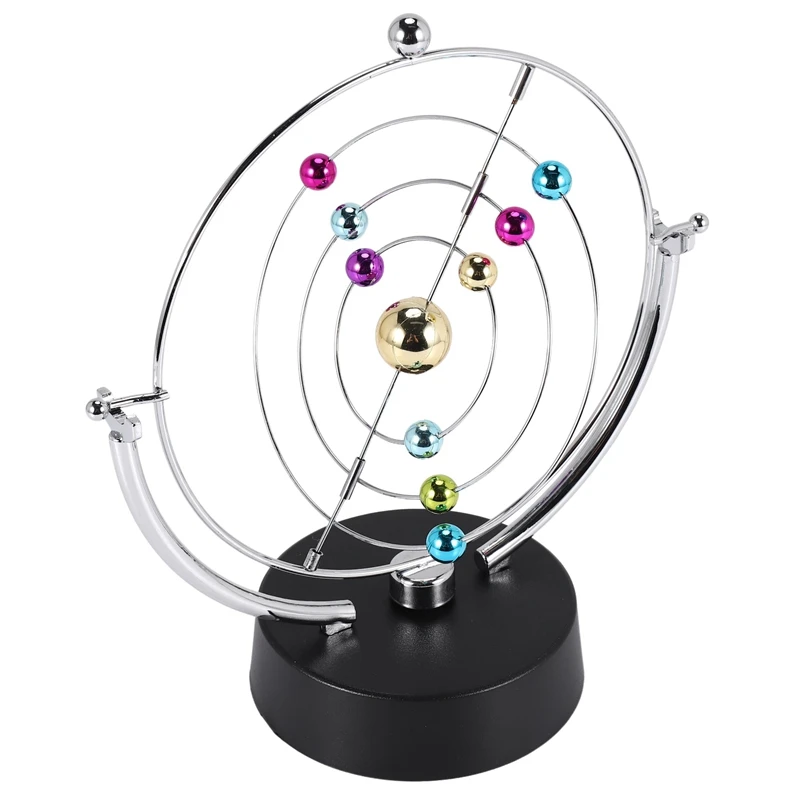 Kinetic Art Asteroid - Electronic Perpetual Motion Desk Toy Home Decoration
