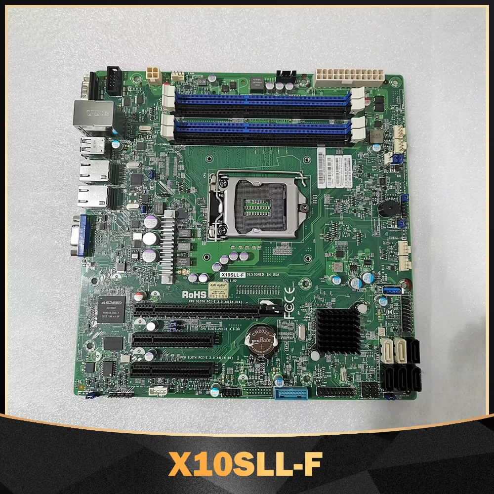 X10SLL-F для серверной материнской платы Supermicro DDR3 LGA1150 E3-1200 v3/v4 4-го поколения