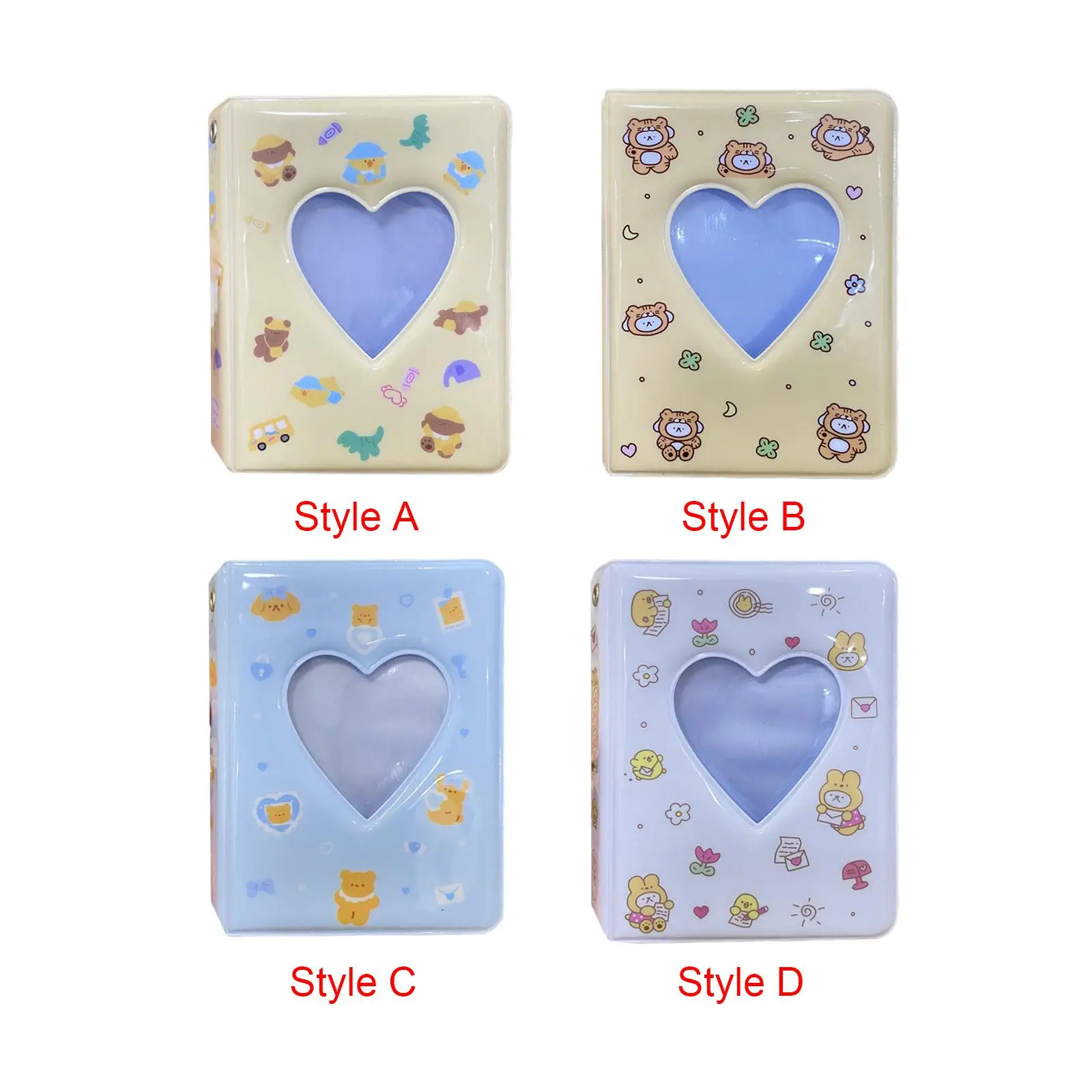 3 inch Photo Album Photocard Sleeves for Travel Record Birthday Gift