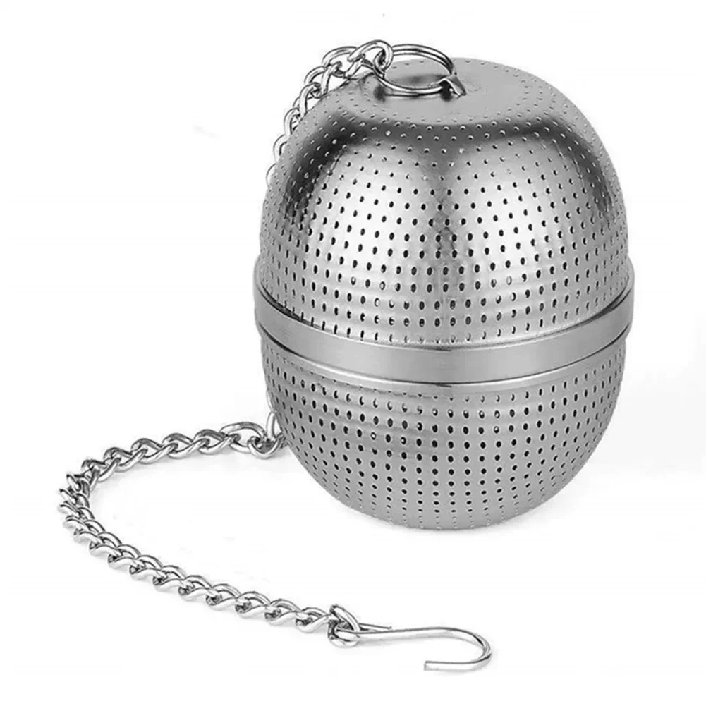 

Stainless Steel Tea Infuser Sphere Locking Spice Tea Ball Mesh Infuser Teapot Cup Filter Strainers Kitchen Teaware Accessories