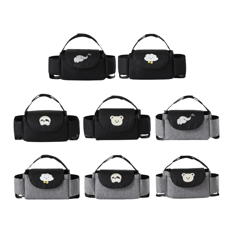 

Pram Organiser Storage Bag Cup Bottle Drink Holder Storage Bag Pouch-