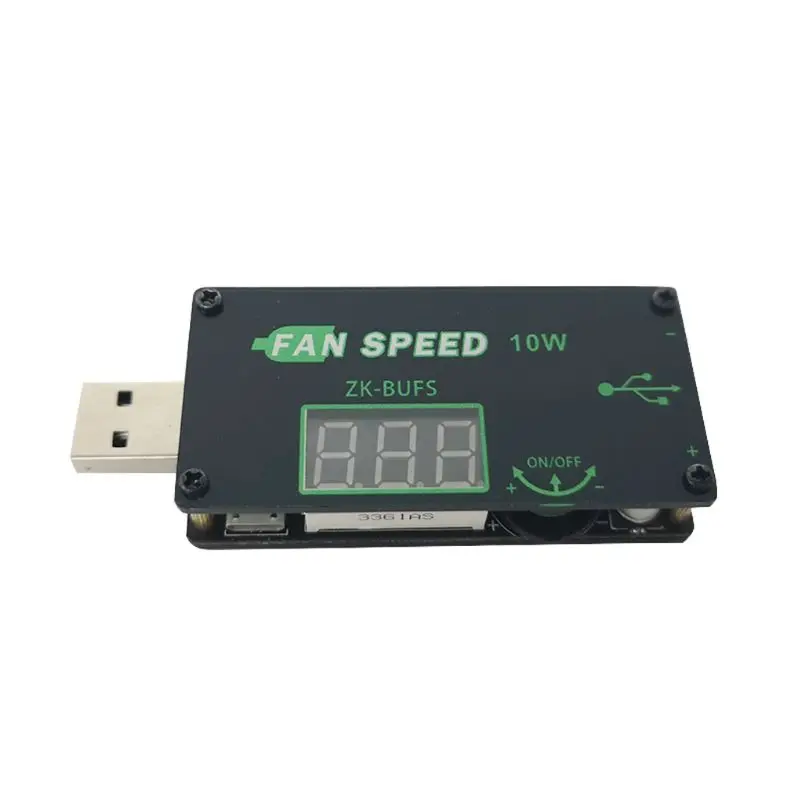 

5V 10W USB Fan Governor Adjustable Speed Controller Timer LED Dimming Module