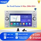 Автомобильный мультимедийный проигрыватель, плеер 2 Din на Android для Ford Focus 2, Mondeo C Max, Kuga, Fiesta, 7 дюймов, с функцией Mirror Link, GPS, Wi-Fi, радио