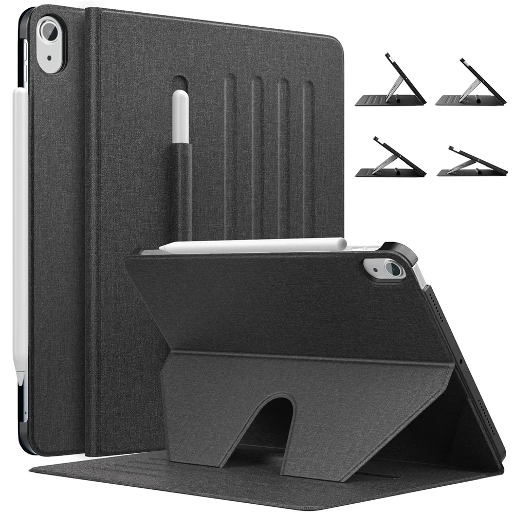 

Case For New iPad Air 4th Generation 2020 -iPad 10.9 with Pencil Holder,Shockproof Protective Cover,Support Apple 2