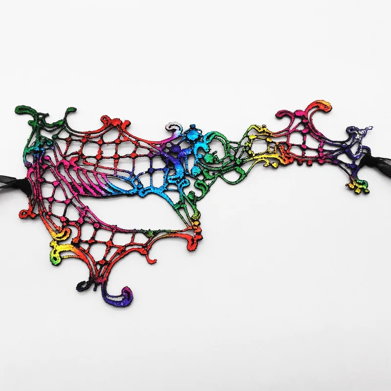 Сексуальная кружевная одноглазная полумаска для глаз маска женщин и мужчин