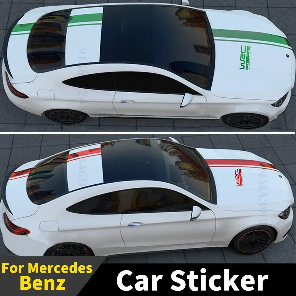 

Наклейка на крышу багажника, наклейка на крышу багажника для Mercedes A W176 W177 B W246 C W204 W205 C43 C63 AMG E W212 W213 CLA CLS SLK R172 GLB GLC