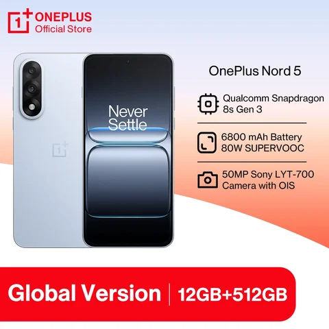 Смартфон OnePlus Nord 5, 8/256ГБ, 12/512ГБ, global