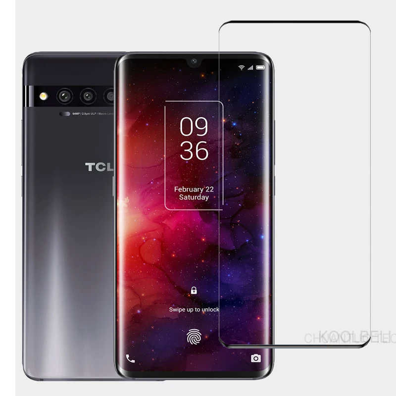 Закаленное стекло с полным покрытием для TCL 10 Pro защитная пленка экрана SE/TCL Plus/TCL 20