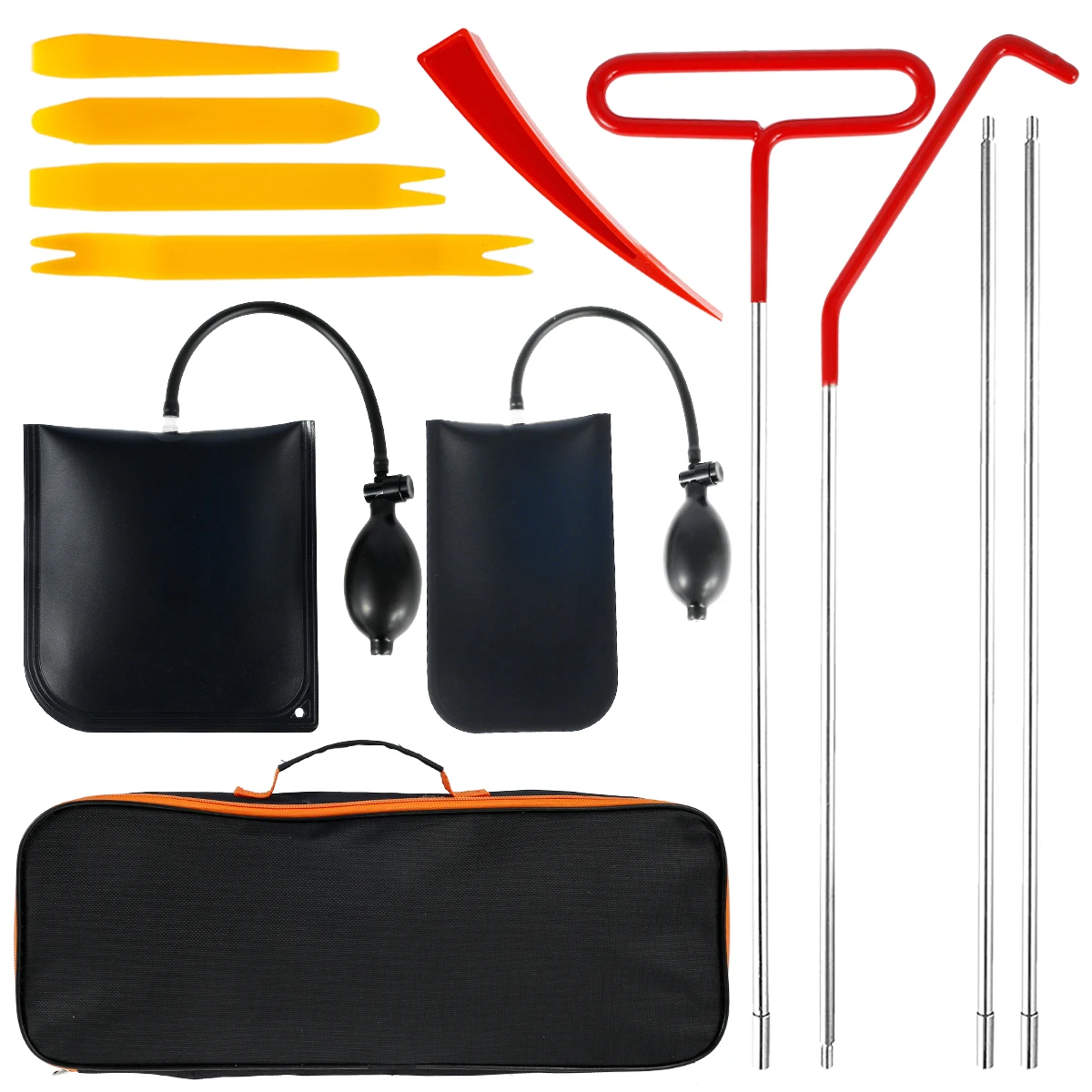 

Car Tool Kit Car Window Door Open Attachment Emergency Inflatable Air Pump Long Reach Grabber Tools Auto Tool Kit for Car Truck