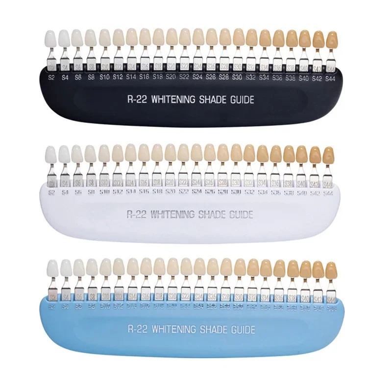 22-цветная направляющая для отбеливания зубной лаборатории 3D-отбеливание зубов