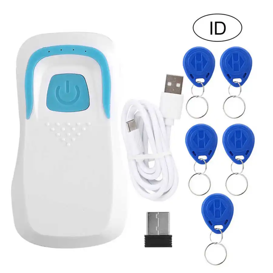 Bluetooth RFID Card Reader Wireless Code Scanner with 5 Cards(White IC 13.56Mhz) | Безопасность и защита
