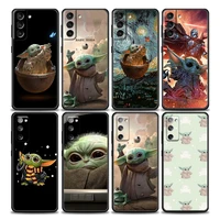cute lovely baby yoda case cover for samsung galaxy s21 s22 s20 s 21 ultra fe plus s7 s8 s9 s10 plus lite 5g soft tpu cases