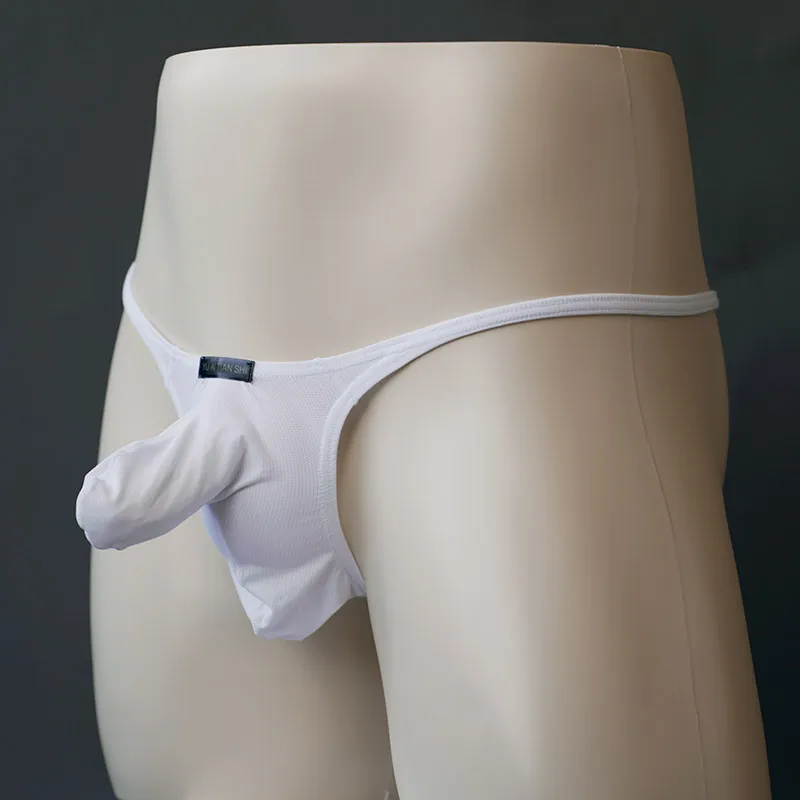Men's thong Panties Sexy lingerie plus size Sexy Gay Underwear Bulge Pouch Bikini Briefs Gay Bear Underpants sexy lingerie
